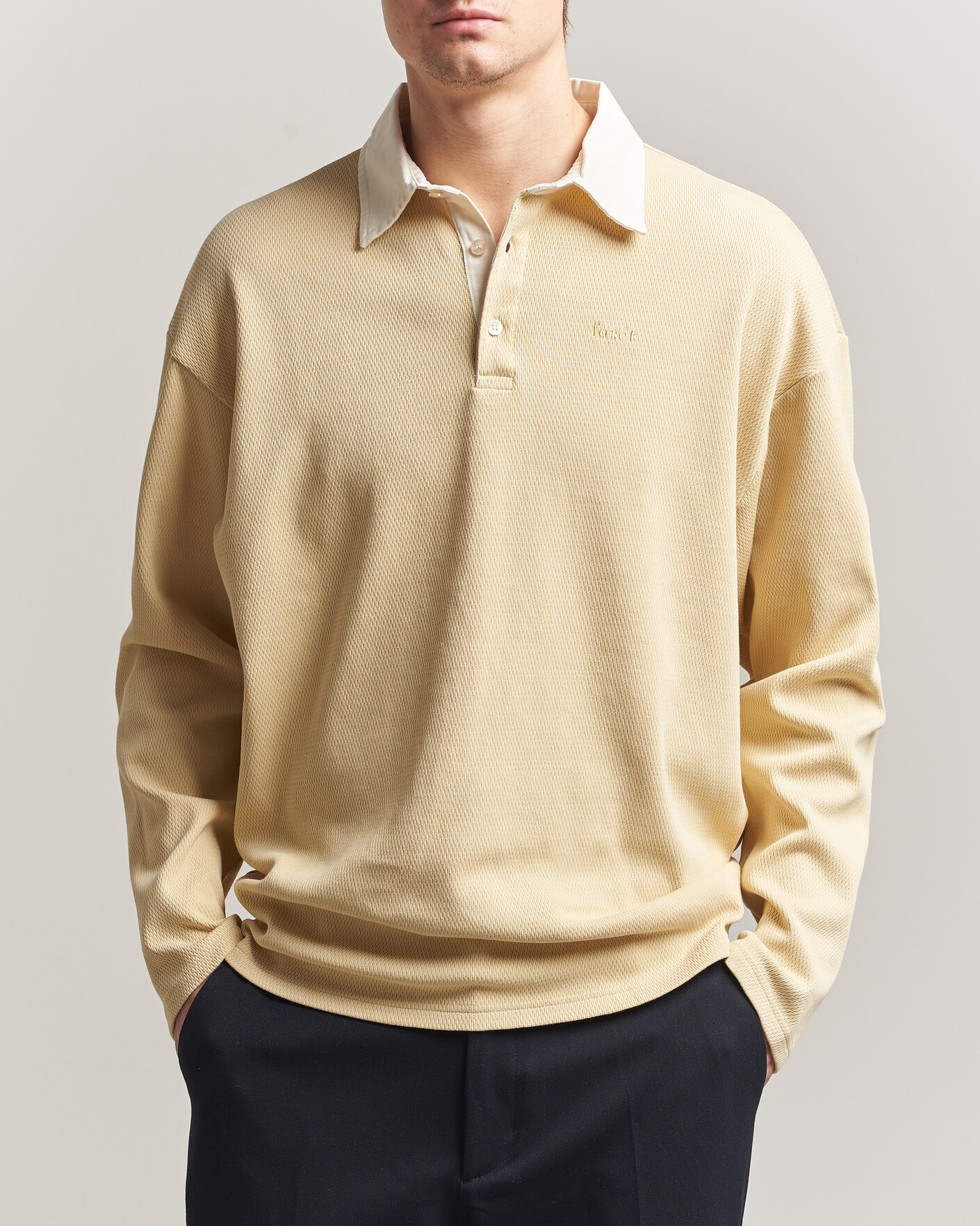 Heren | Truien | Forét | Match Rugby Structured Sweatshirt Vintage Yellow