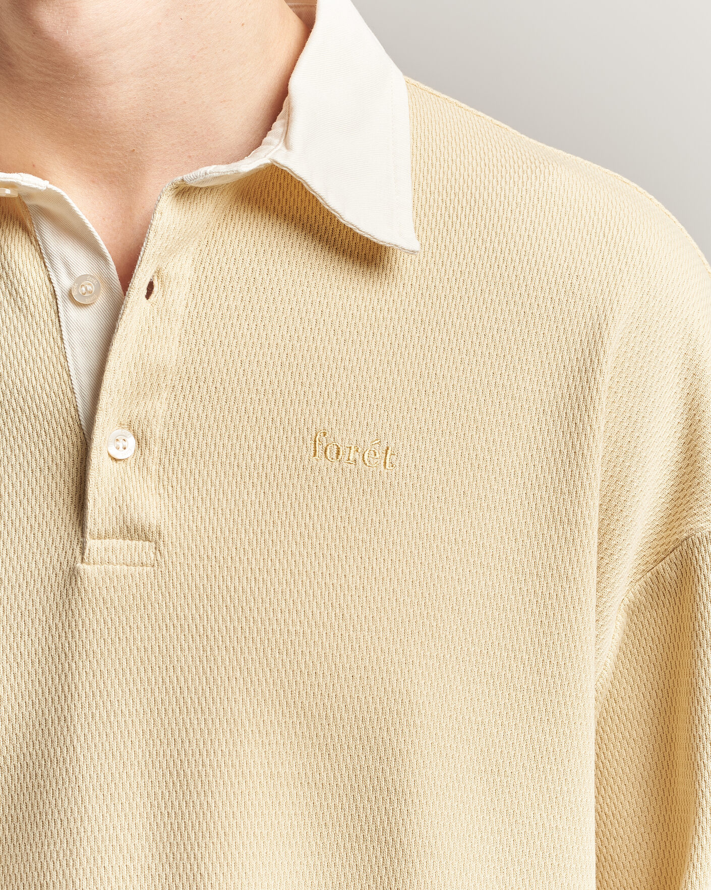 Heren | Truien | Forét | Match Rugby Structured Sweatshirt Vintage Yellow