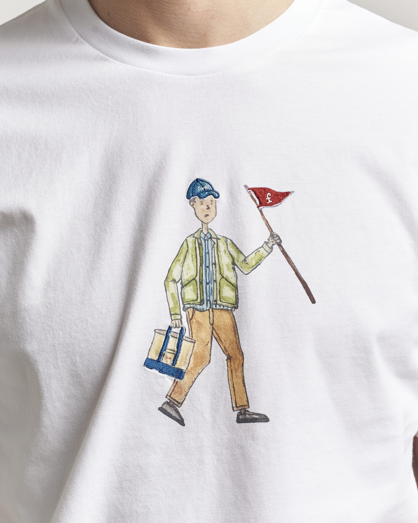 Heren | T-shirts | Forét | Patrol T-Shirt White