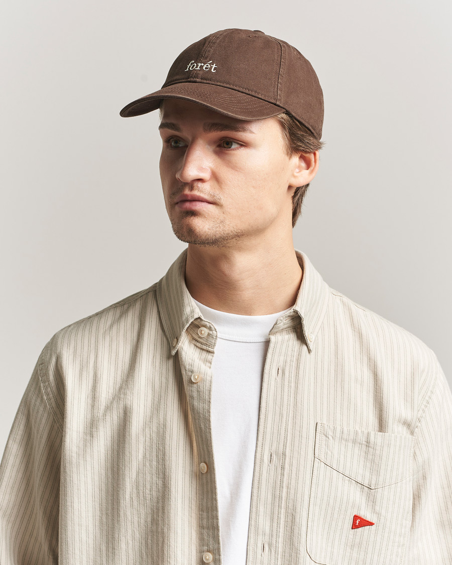 Heren | Hoeden en petten | Forét | Hawk Washed Cap Brown