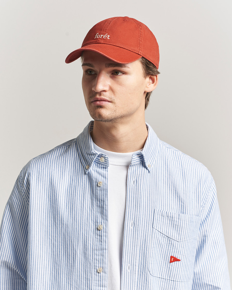Heren | Hoeden en petten | Forét | Hawk Washed Cap Red