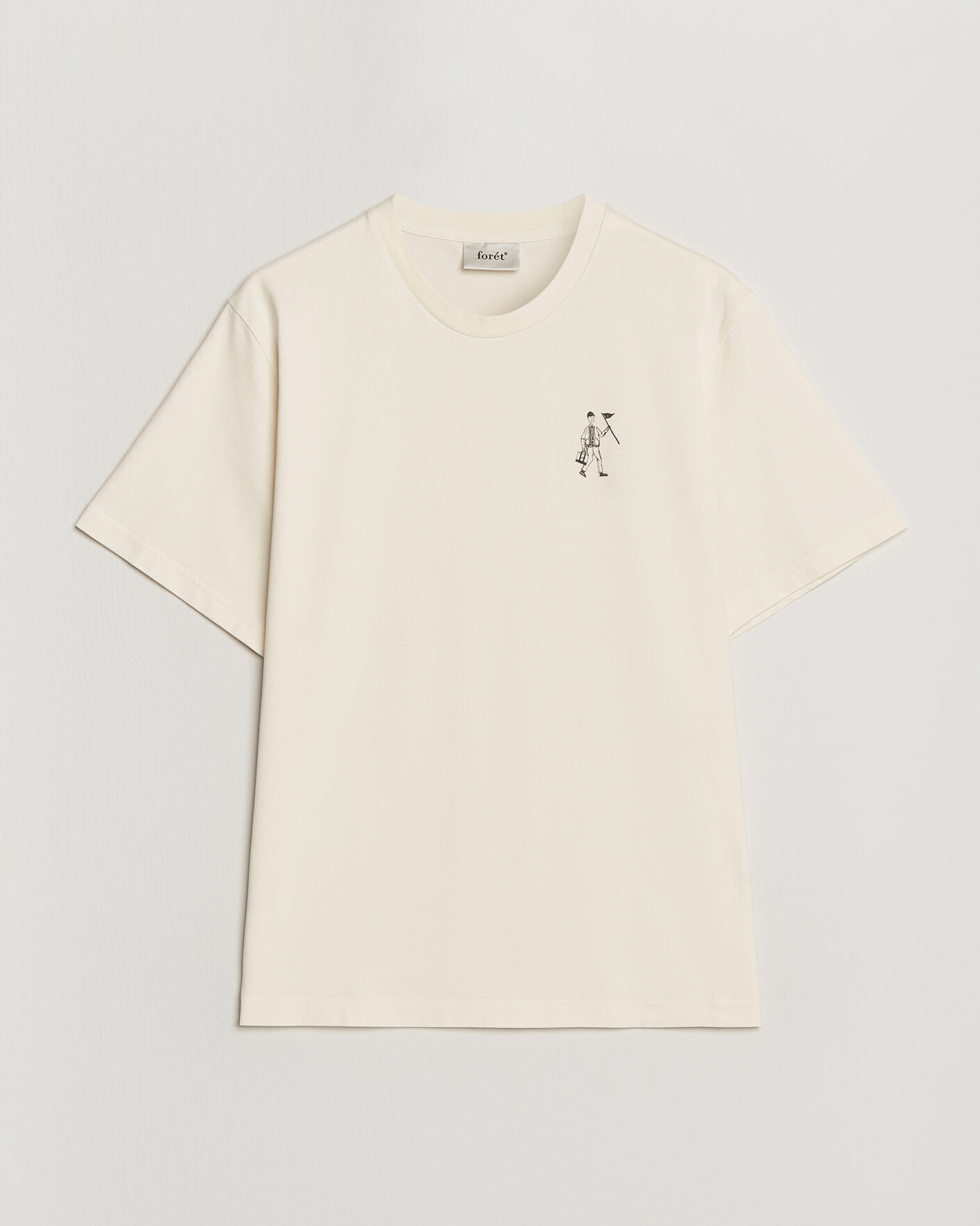 Heren | T-shirts | Forét | Walker T-Shirt Cloud