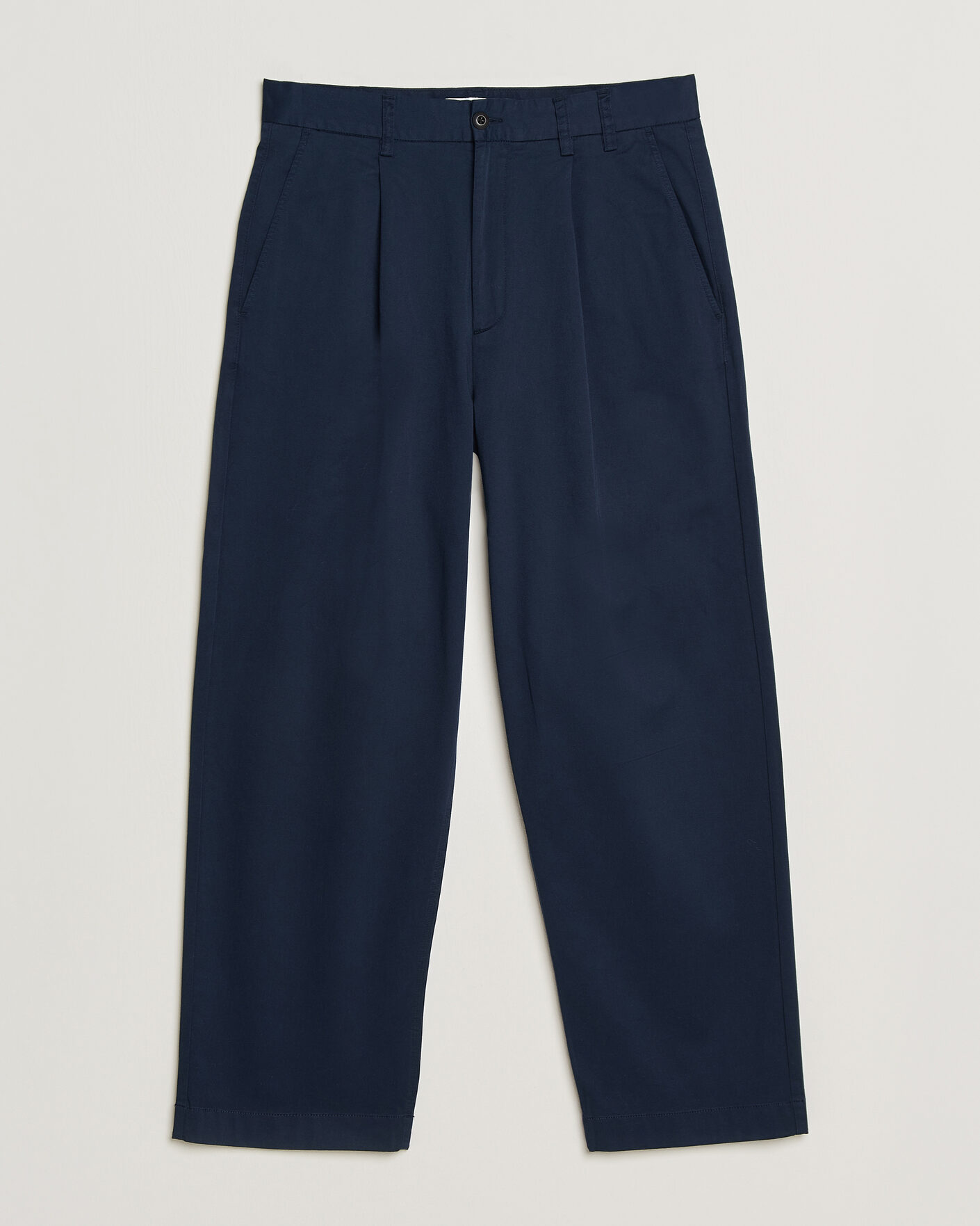 Heren | Broeken | Forét | Writer Relaxed Fit Pants Navy