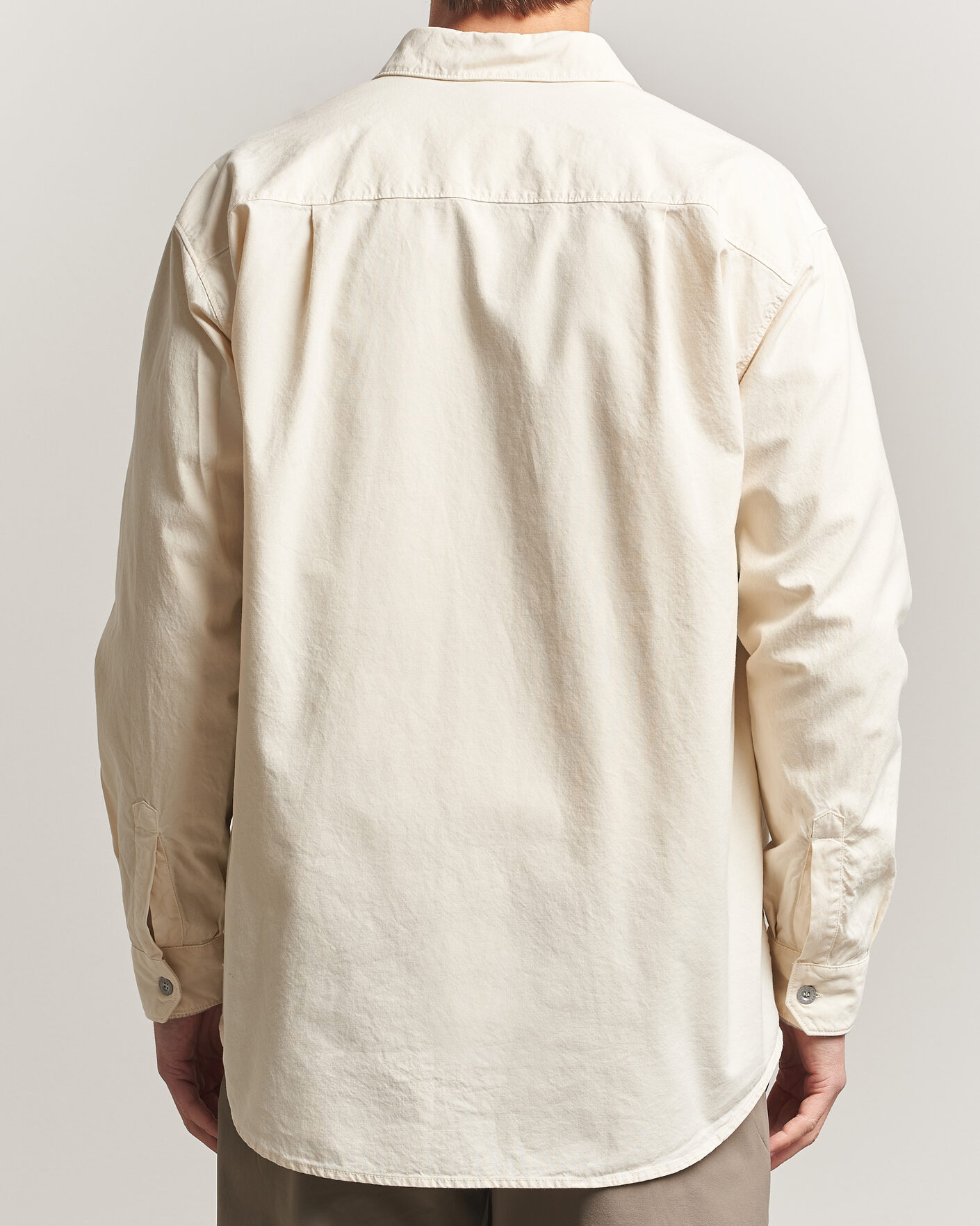 Heren | Overhemden | Stone Island | Marina Cotton Panama Weave Overshirt Ivory