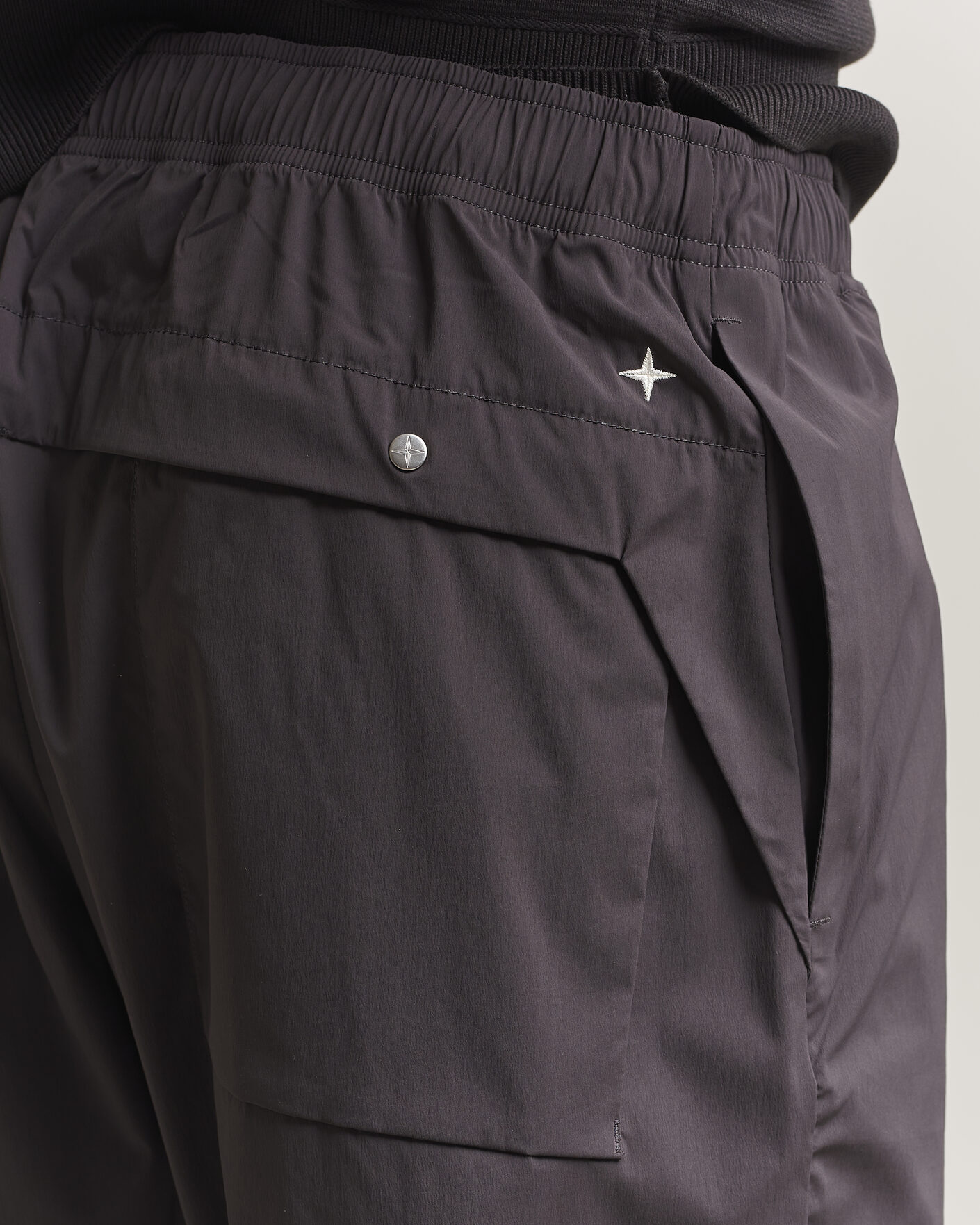 Heren | Broeken | Stone Island | Stellina Technical Nylon Stretch Trousers Charcoal