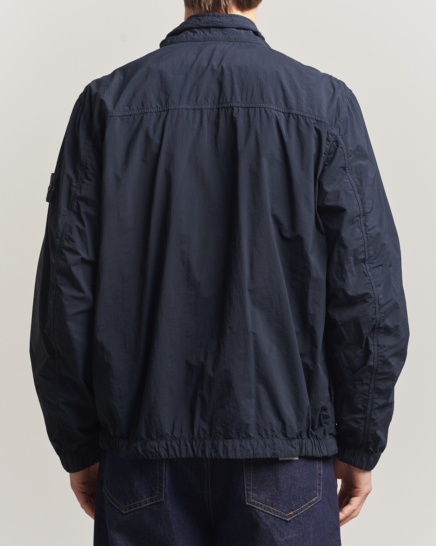 Heren | Jassen | Stone Island | Nylon Smerigliato-TC Stand Collar Jacket Navy