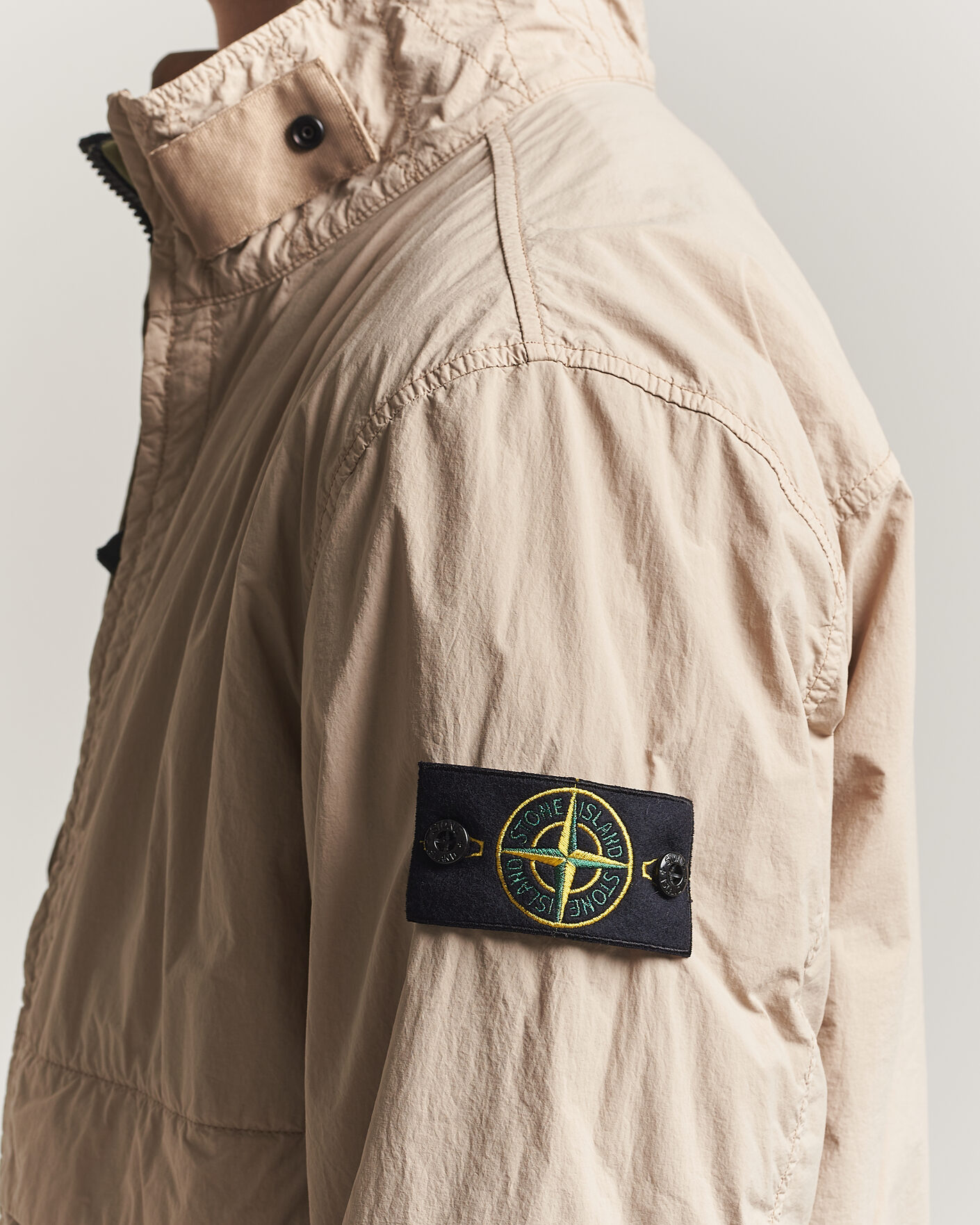 Heren | Jassen | Stone Island | Nylon Smerigliato-TC Stand Collar Jacket Desert