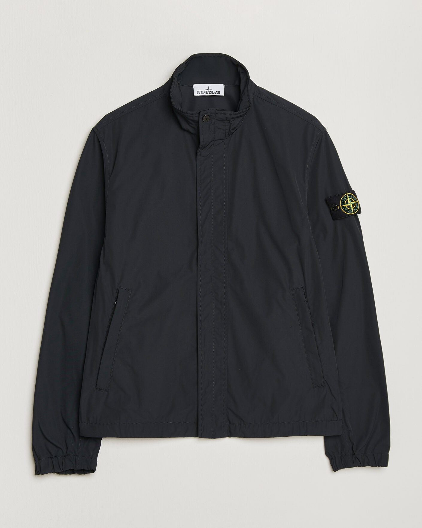 Heren | Jassen | Stone Island | Micro Twill Stand Collar Jacket Black