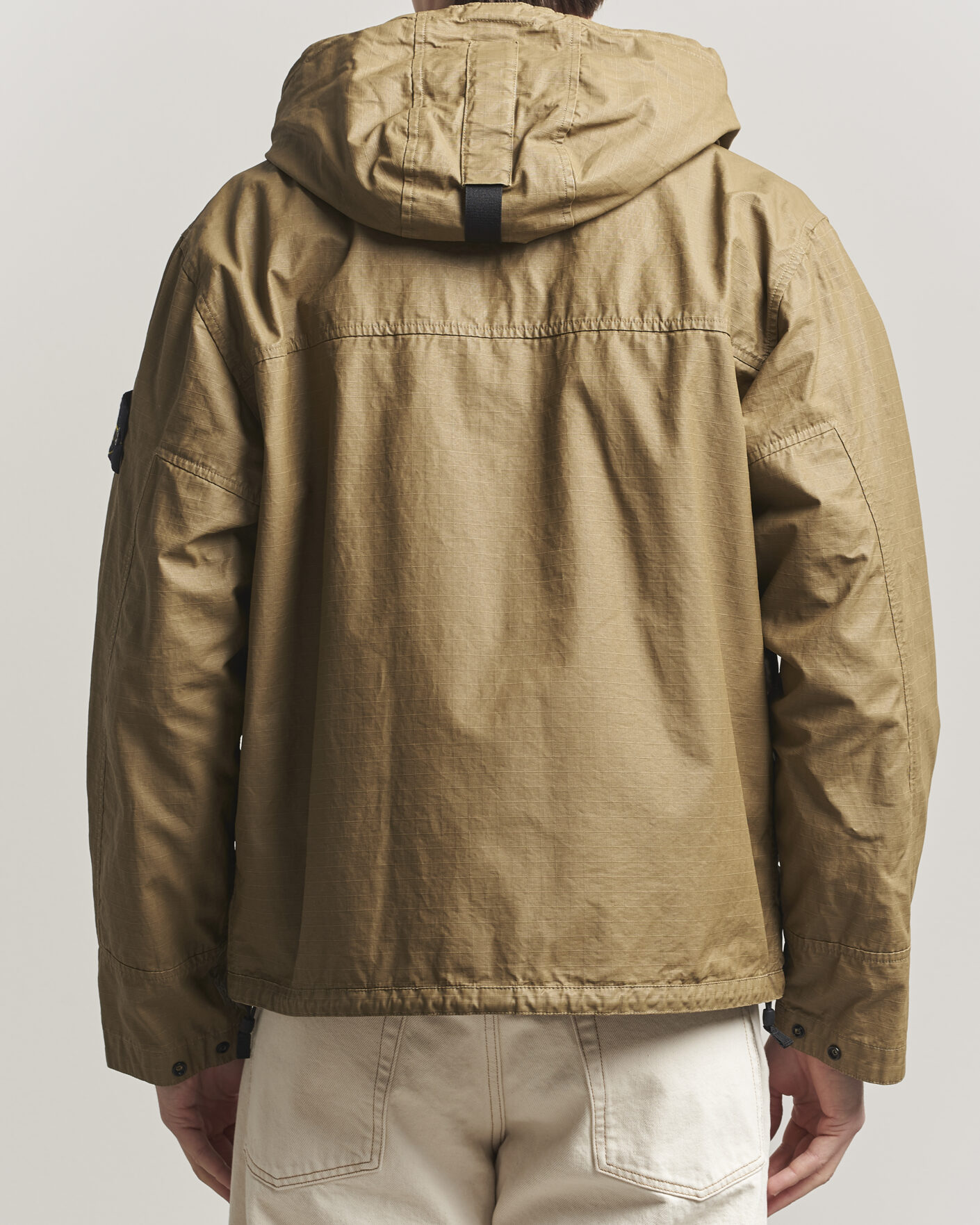 Heren | Jassen | Stone Island | Double Coated Cotton Ripstop Jacket Military Green