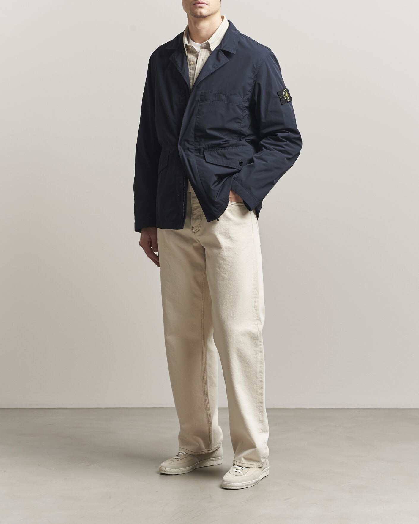 Heren | Jassen | Stone Island | Micro Twill Blazer Jacket Navy