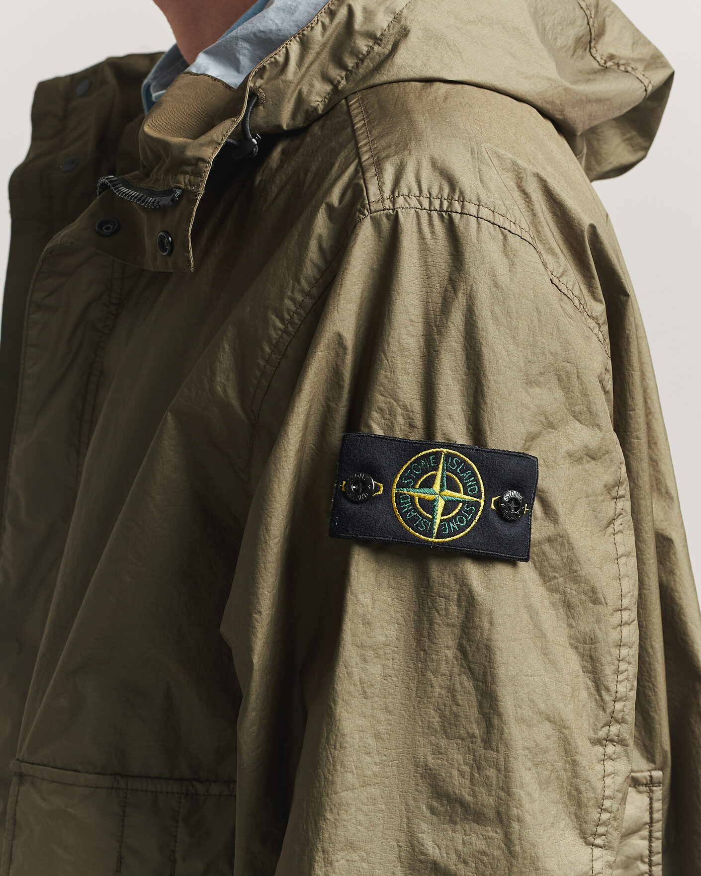 Heren | Jassen | Stone Island | Membrana 3L Hooded Parka Military Green
