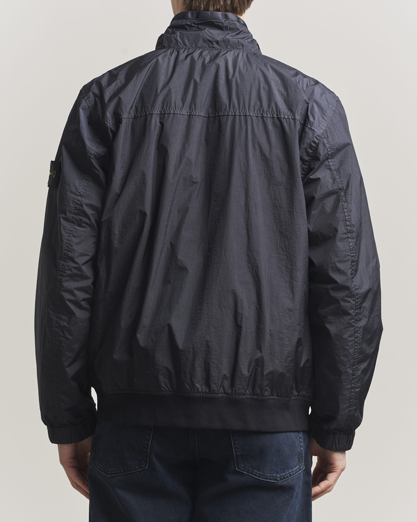 Heren | Jassen | Stone Island | Crinkle Reps Short Jacket Navy