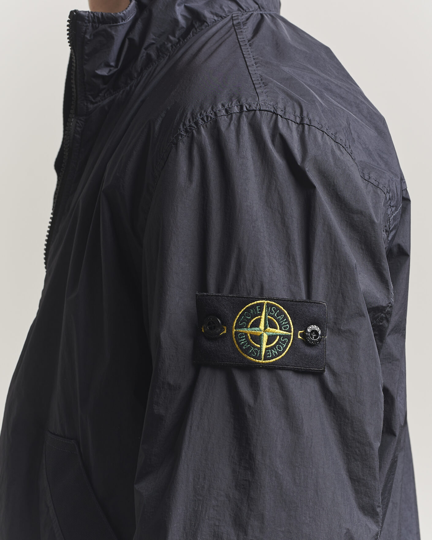 Heren | Jassen | Stone Island | Crinkle Reps Short Jacket Navy