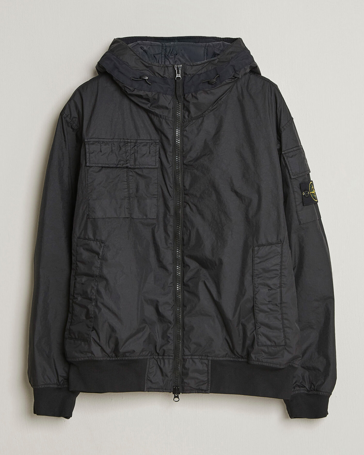 Heren | Jassen | Stone Island | Membrana 3L Hood Jacket Black