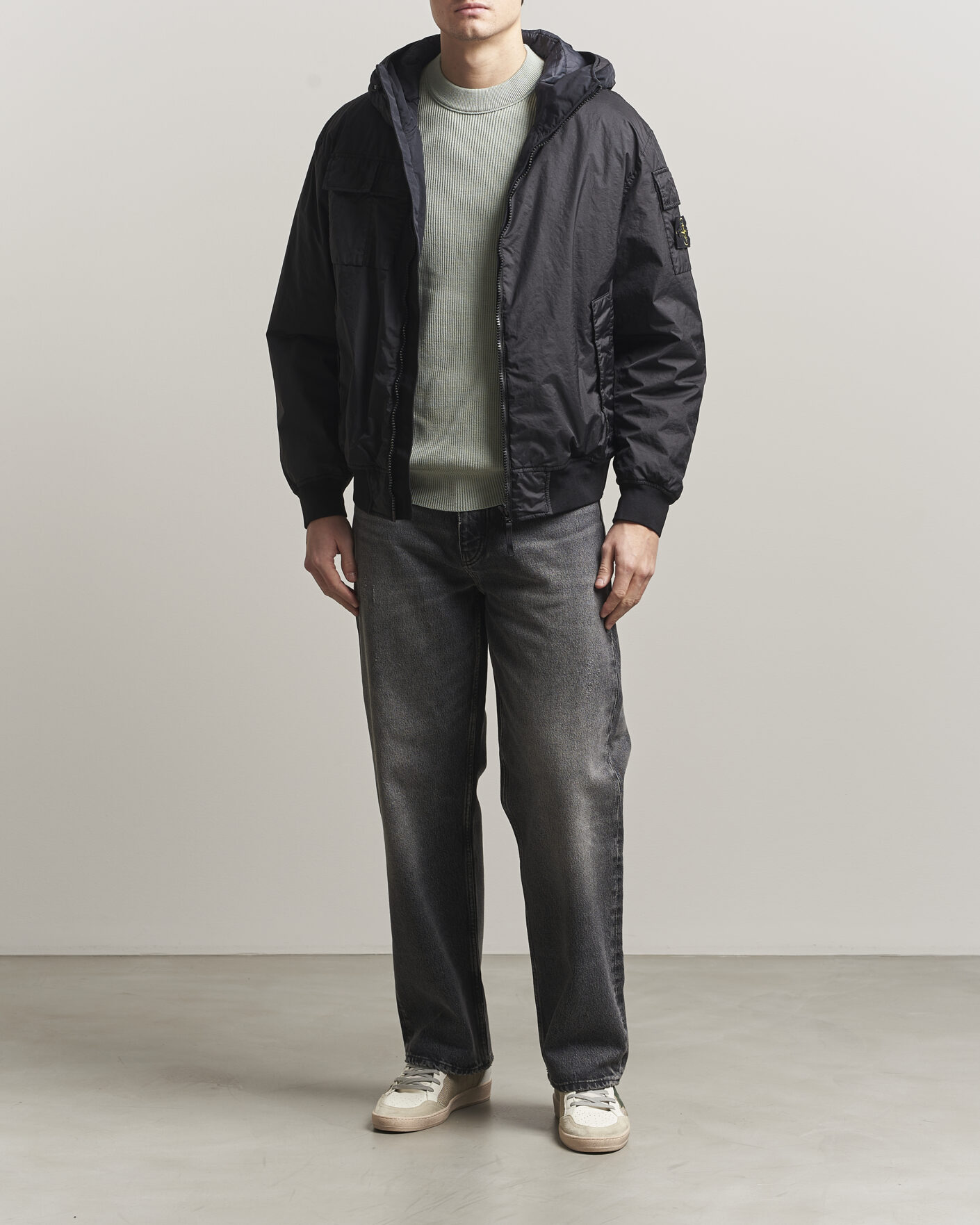 Heren | Jassen | Stone Island | Membrana 3L Hood Jacket Black