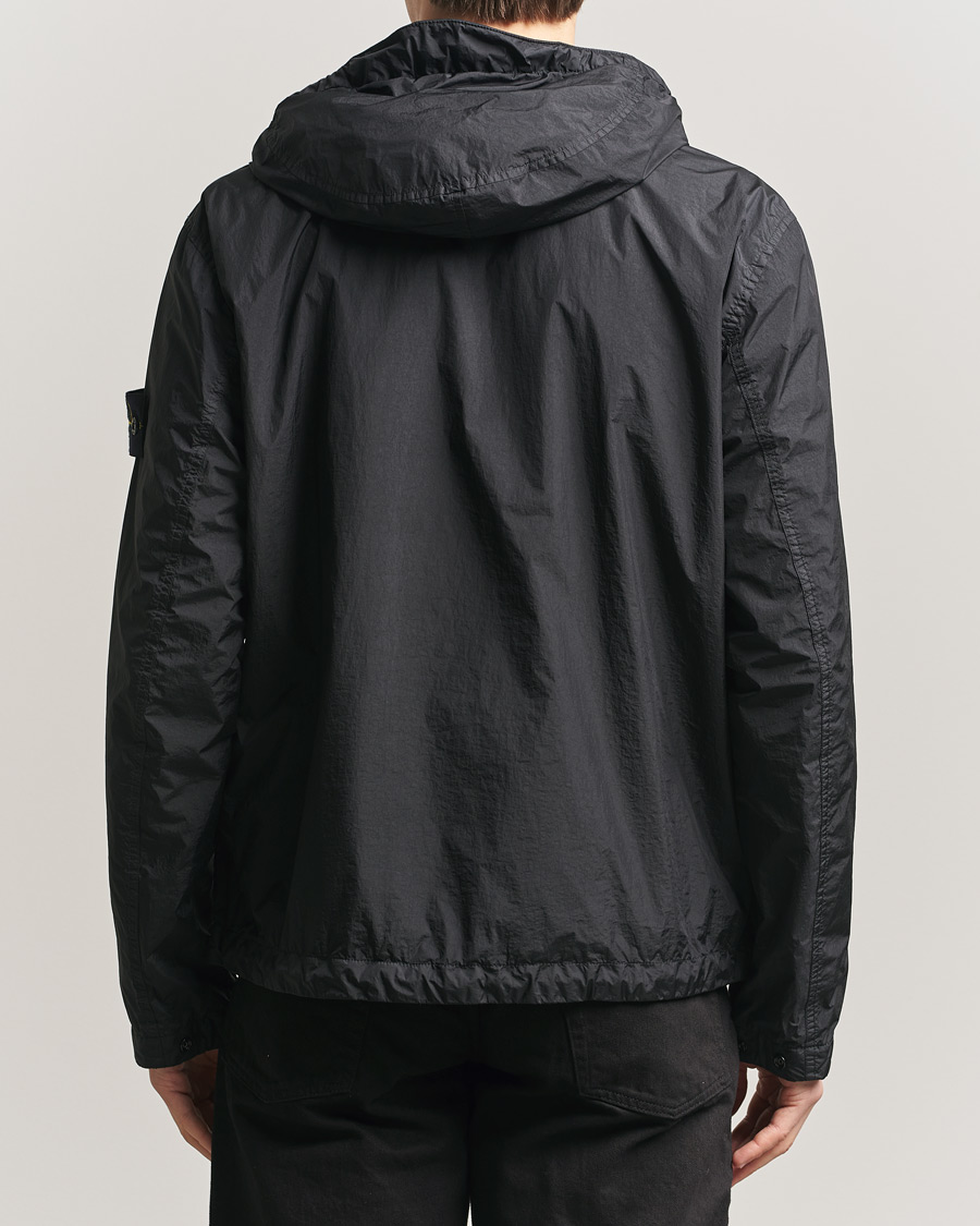 Heren | Jassen | Stone Island | Crinkle Reps Padded Hood Jacket Black