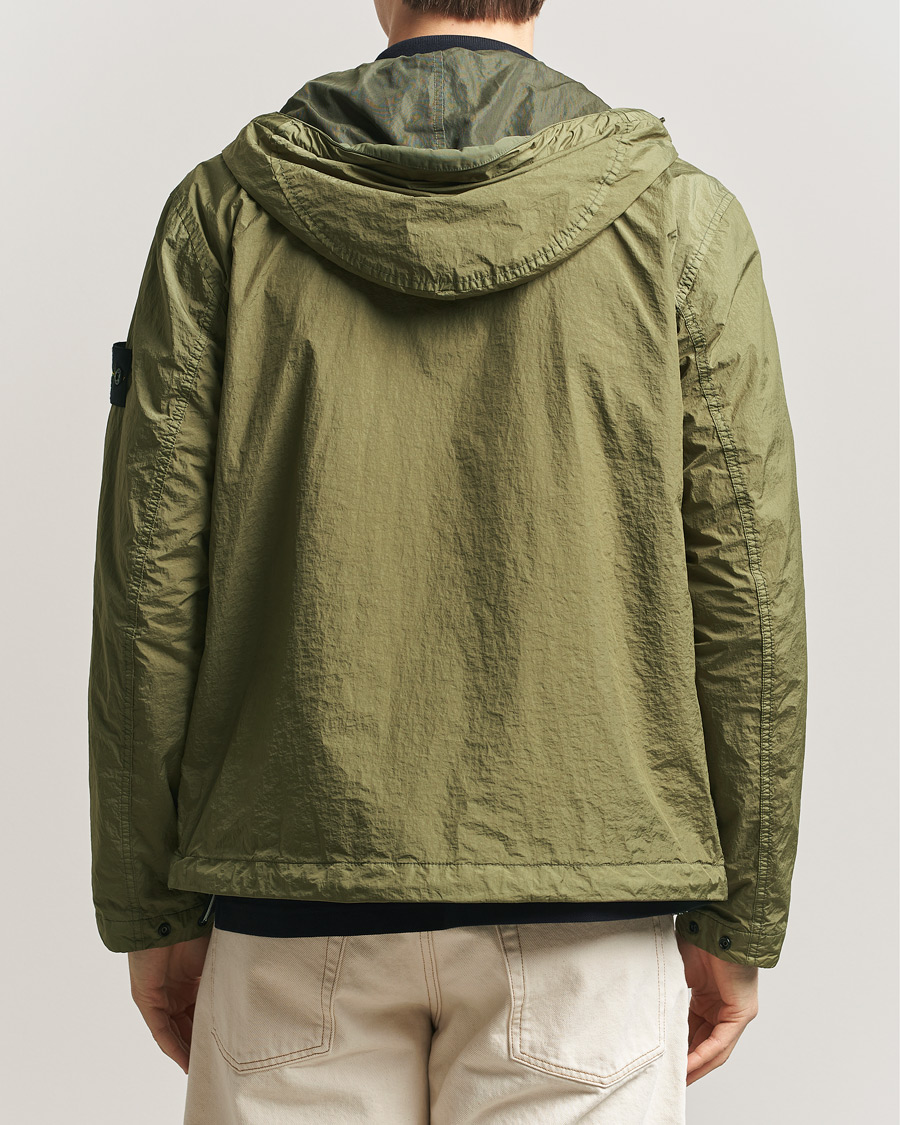 Heren | Jassen | Stone Island | Crinkle Reps Padded Hood Jacket Military Green
