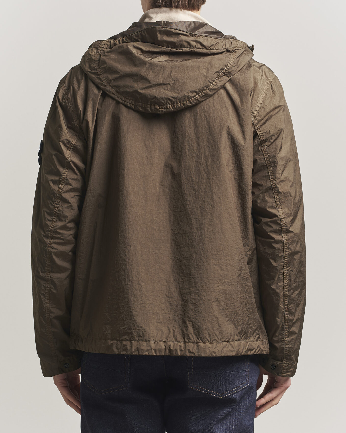Heren | Jassen | Stone Island | Crinkle Reps Padded Hood Jacket Umber