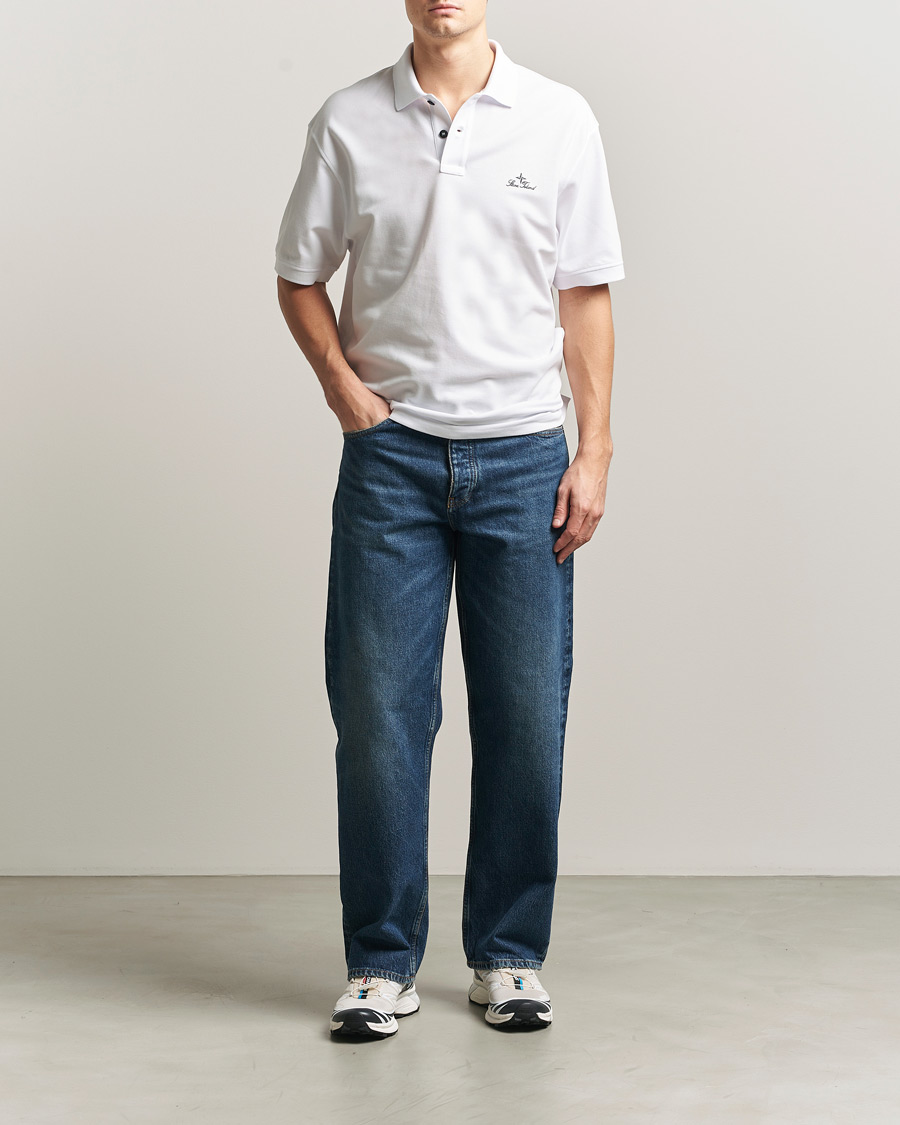 Heren | Polo's | Stone Island | Organic Cotton Pique White