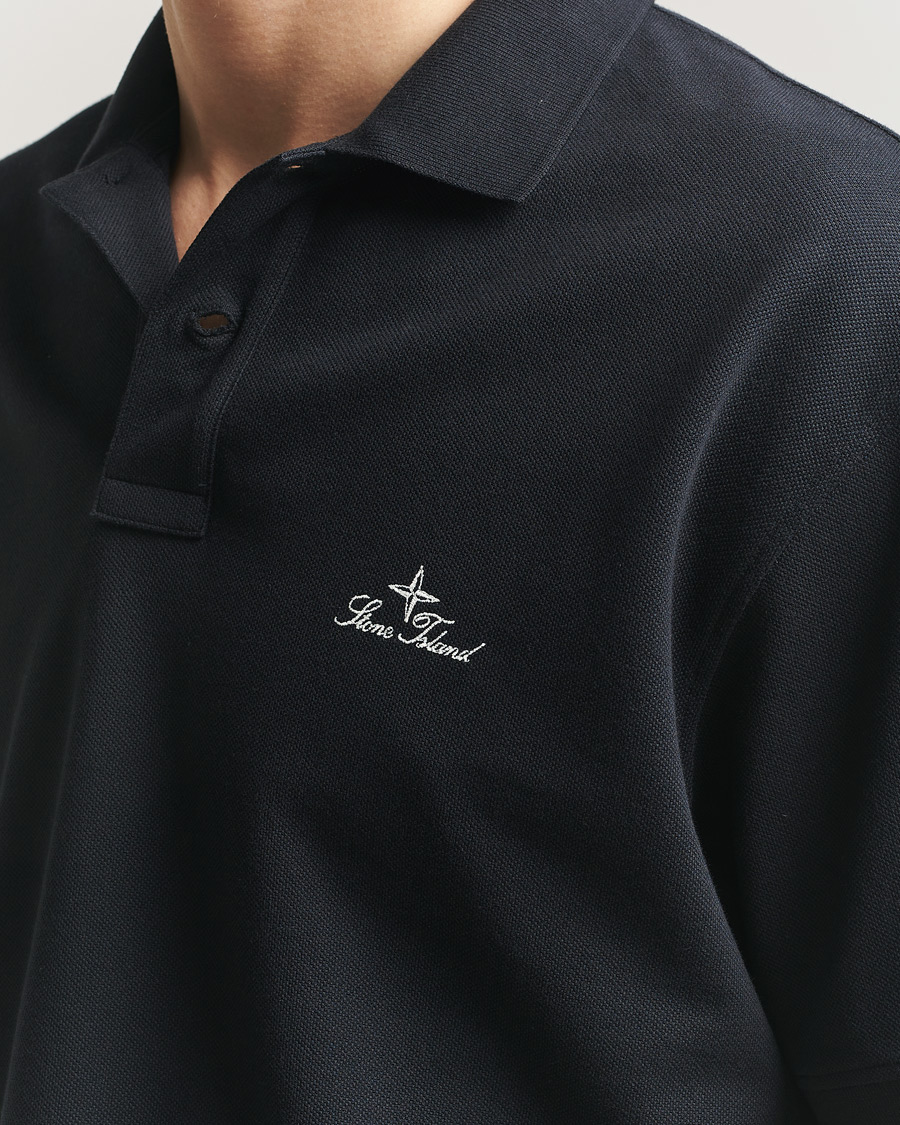 Heren | Polo's | Stone Island | Organic Cotton Pique Navy