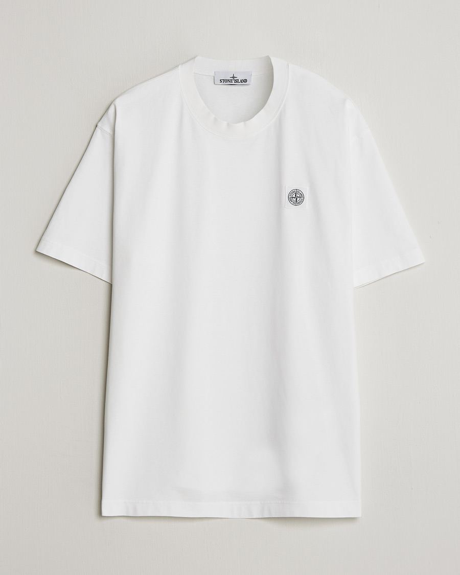 Heren | T-shirts | Stone Island | Combed Organic Cotton T-Shirt White