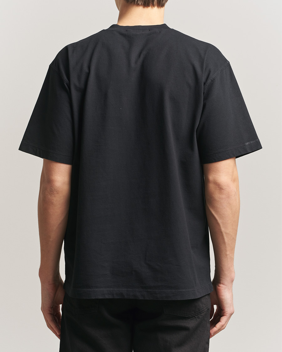 Heren | T-shirts | Stone Island | Combed Organic Cotton T-Shirt Black