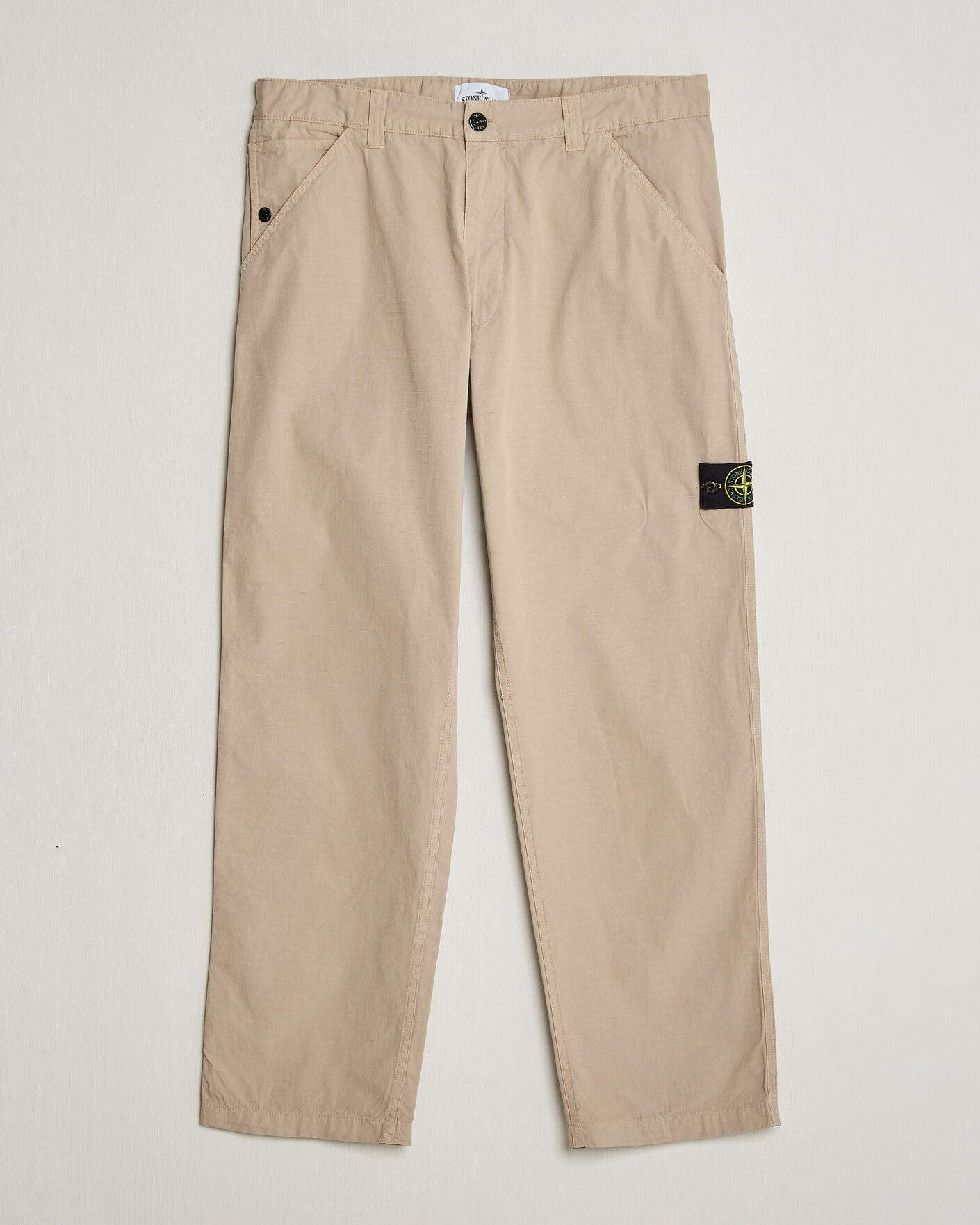 Heren | Broeken | Stone Island | Cotton Ripstop Trousers Desert