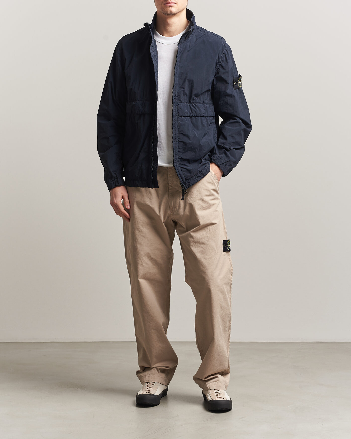 Heren | Broeken | Stone Island | Cotton Ripstop Trousers Desert