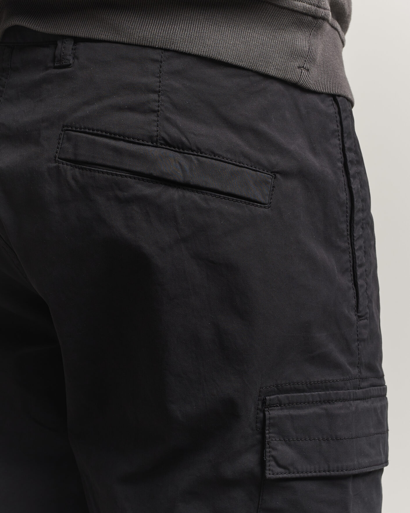 Heren | Broeken | Stone Island | Stretch Cotton Twill Cargo Trousers Black