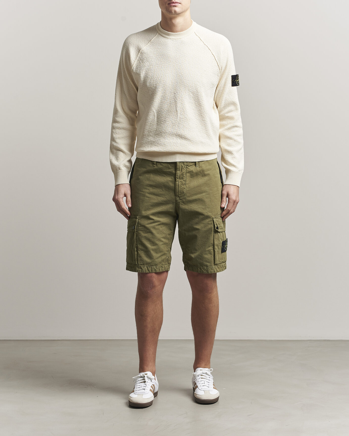 Heren | Truien | Stone Island | Raw Hand Organic Cotton Crewneck Ivory