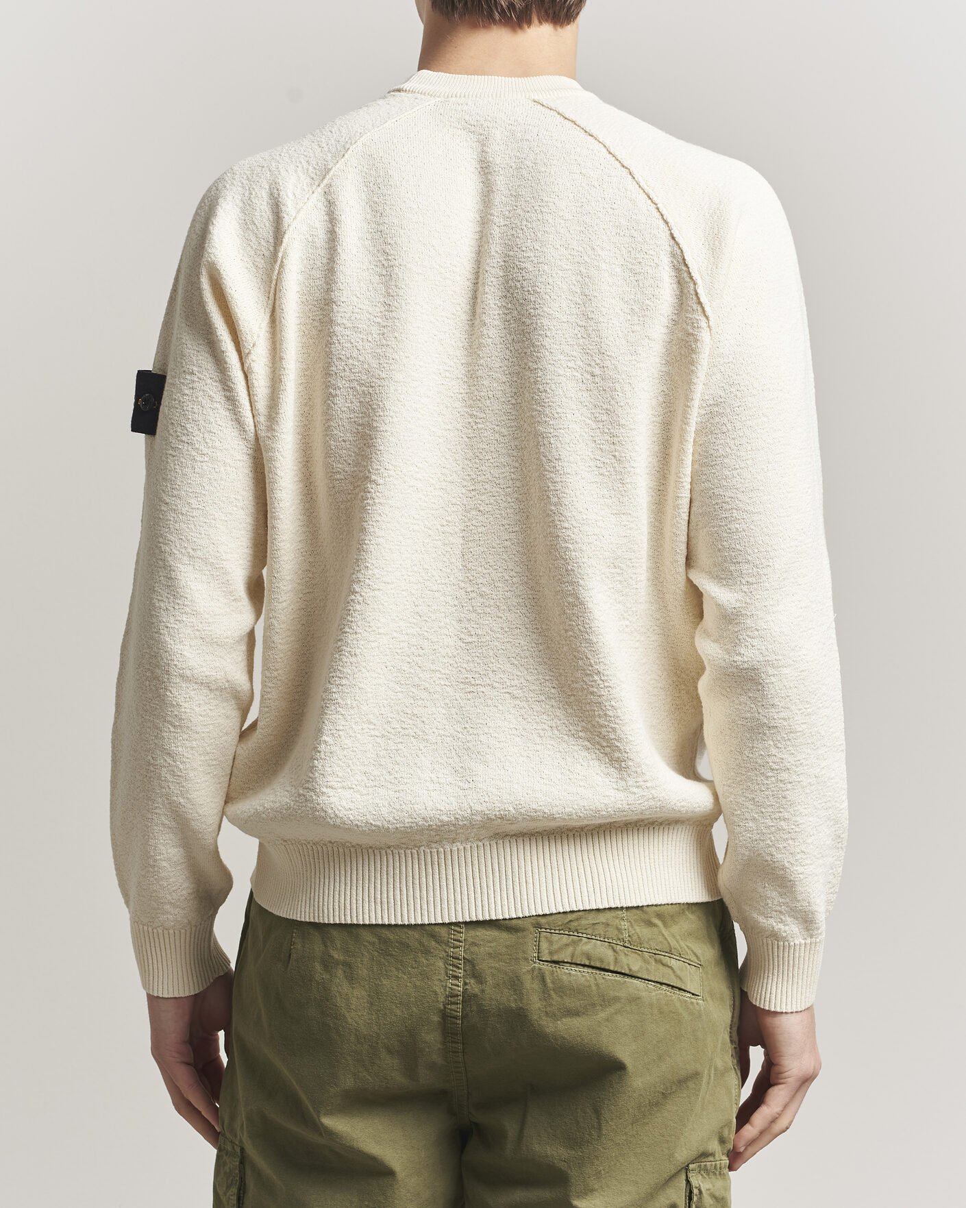 Heren | Truien | Stone Island | Raw Hand Organic Cotton Crewneck Ivory