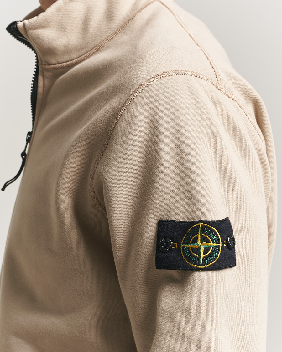 Heren | Truien | Stone Island | Garment Dyed Fleece Half Zip Desert