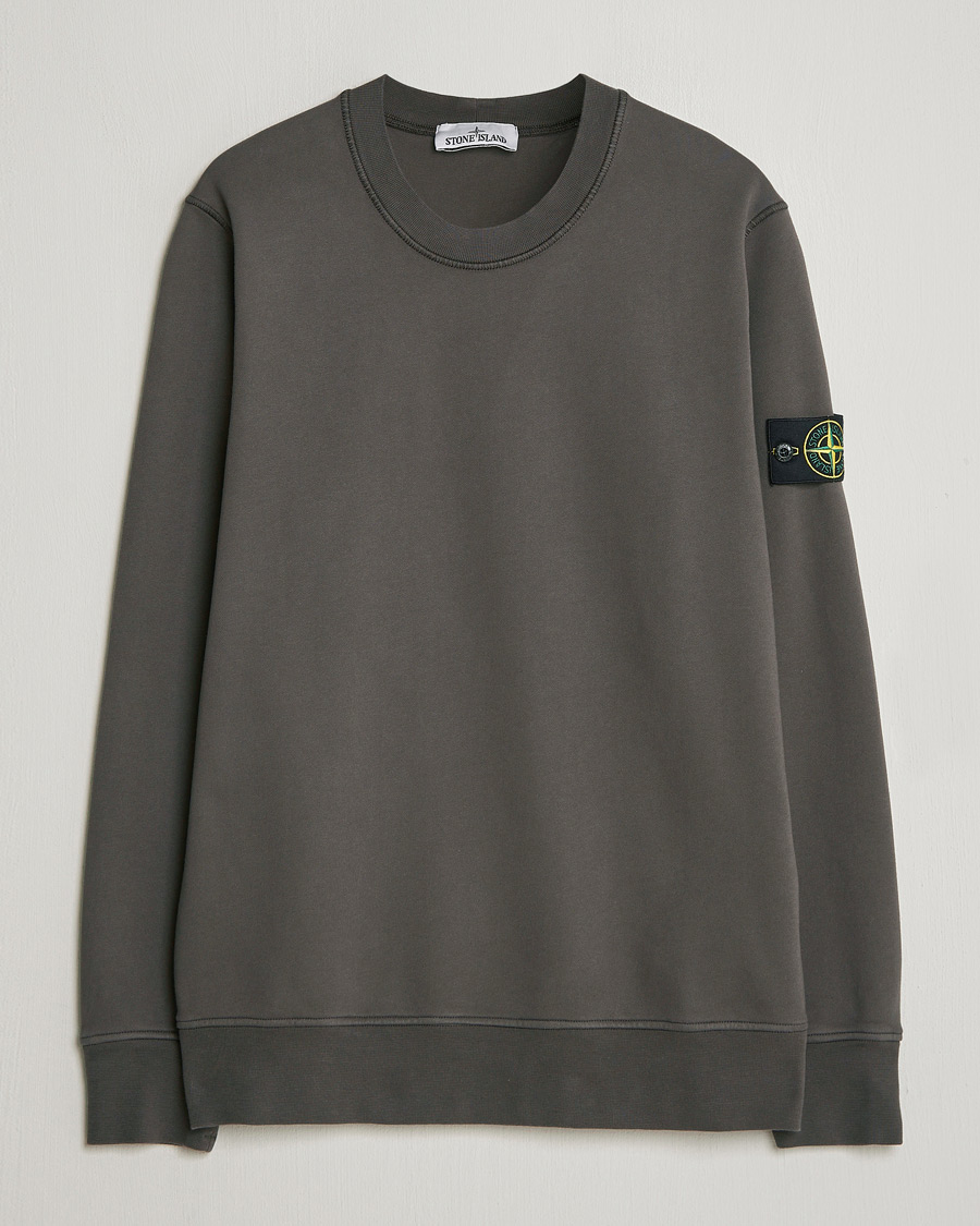Heren | Truien | Stone Island | Garment Dyed Fleece Sweatshirt Charcoal