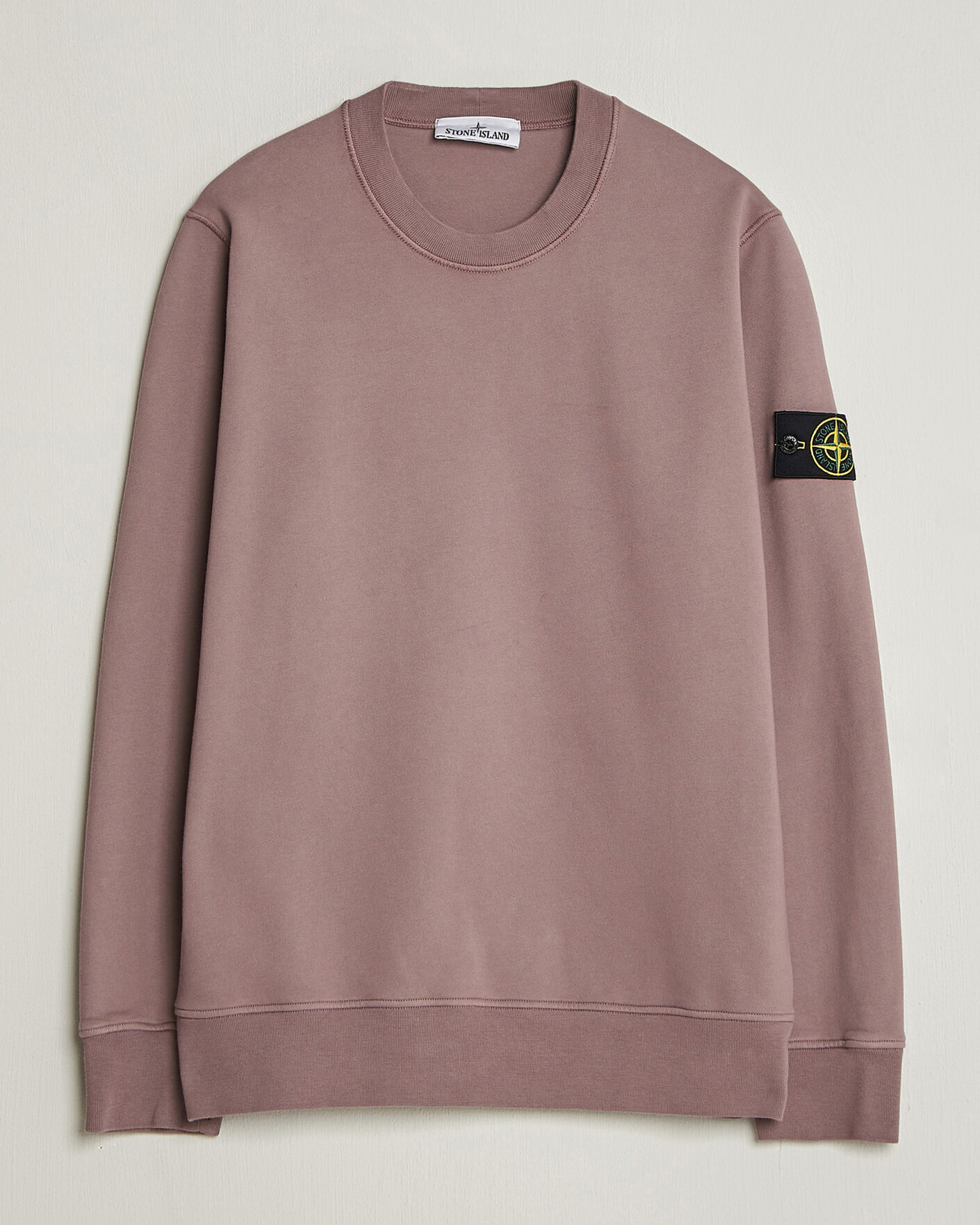 Heren | Truien | Stone Island | Garment Dyed Fleece Sweatshirt Purple Grey