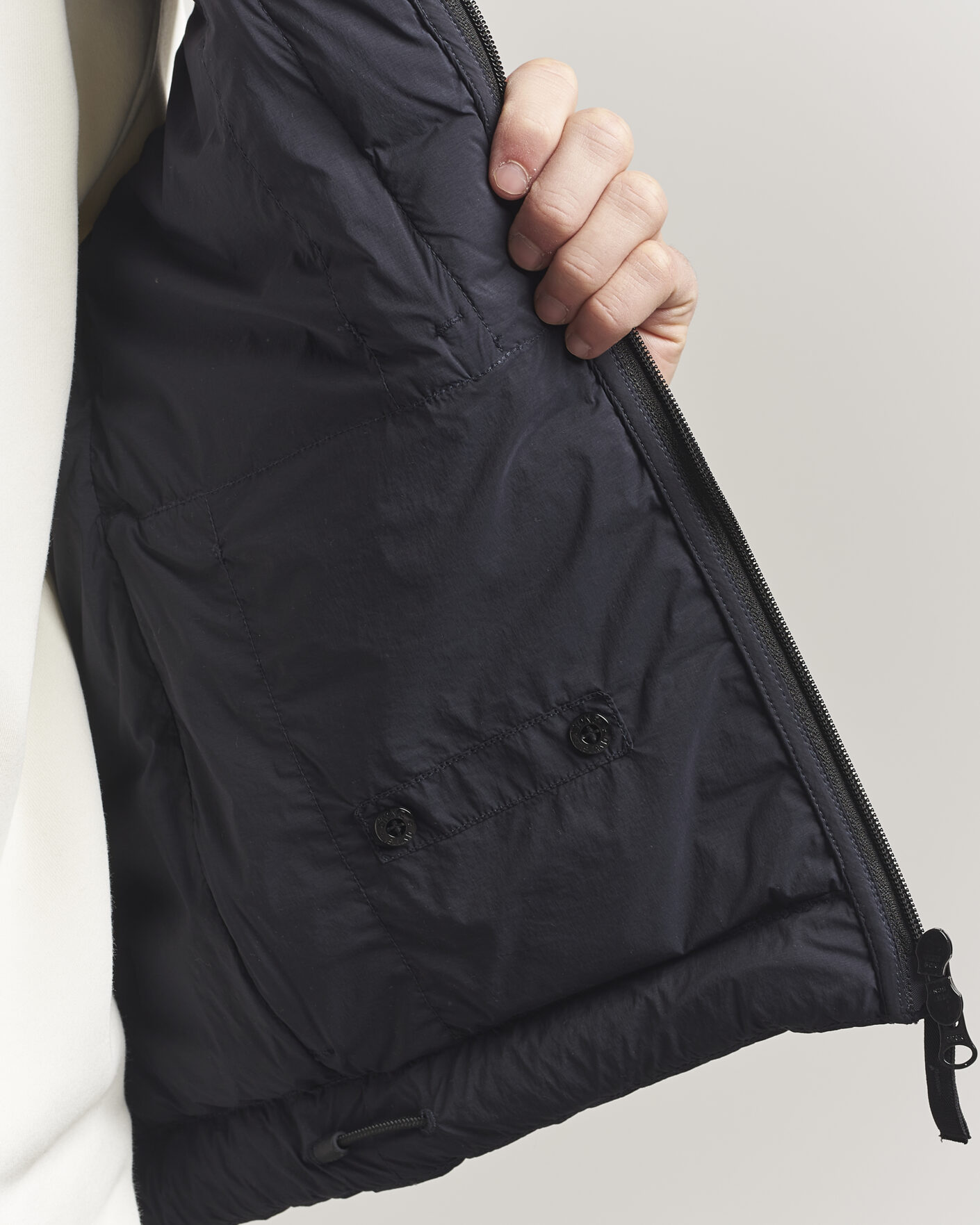 Heren | Gilets | Stone Island | Nylon Down Vest Navy