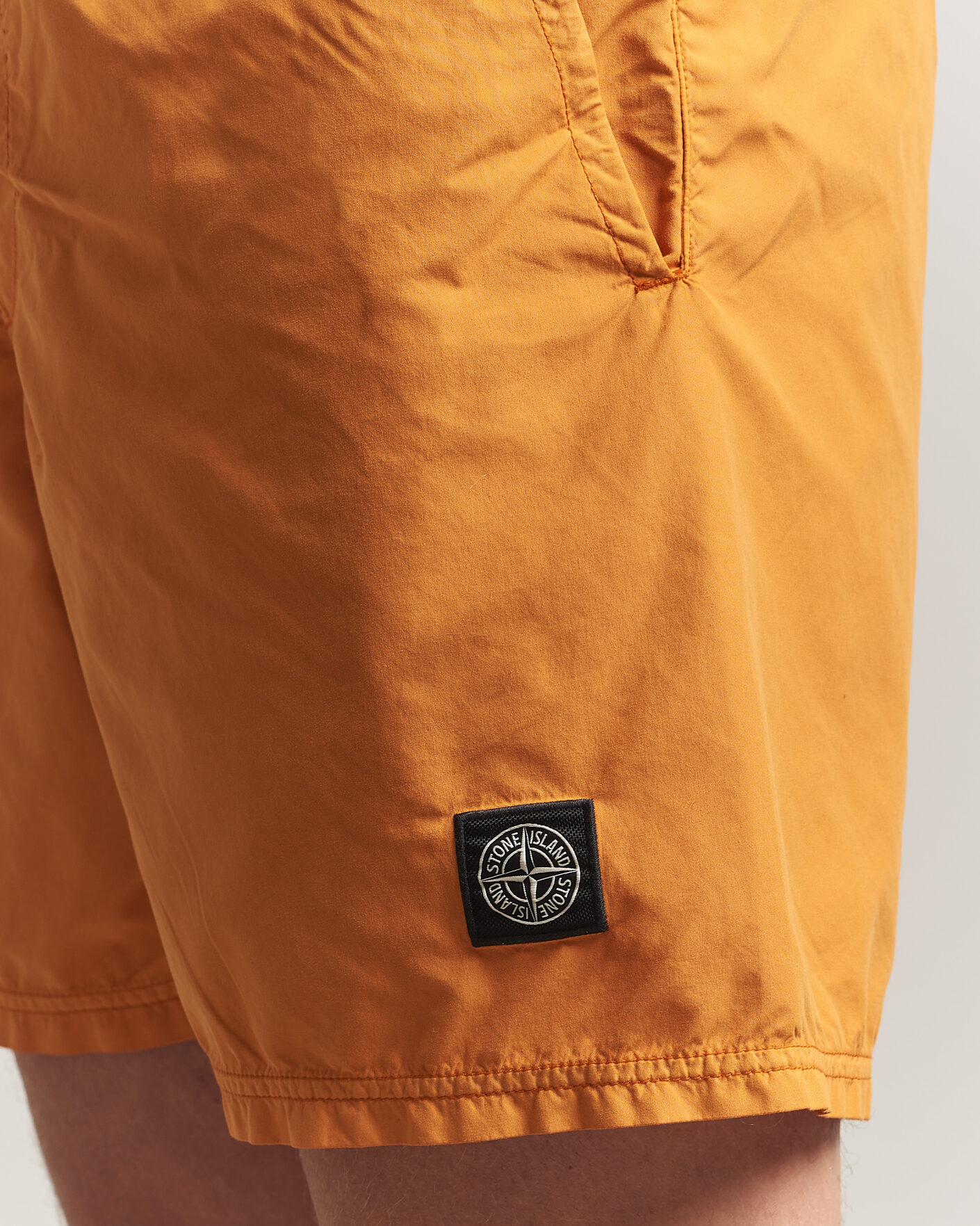 Heren | Zwembroek | Stone Island | Brushed Nylon Swimshorts Tangerine