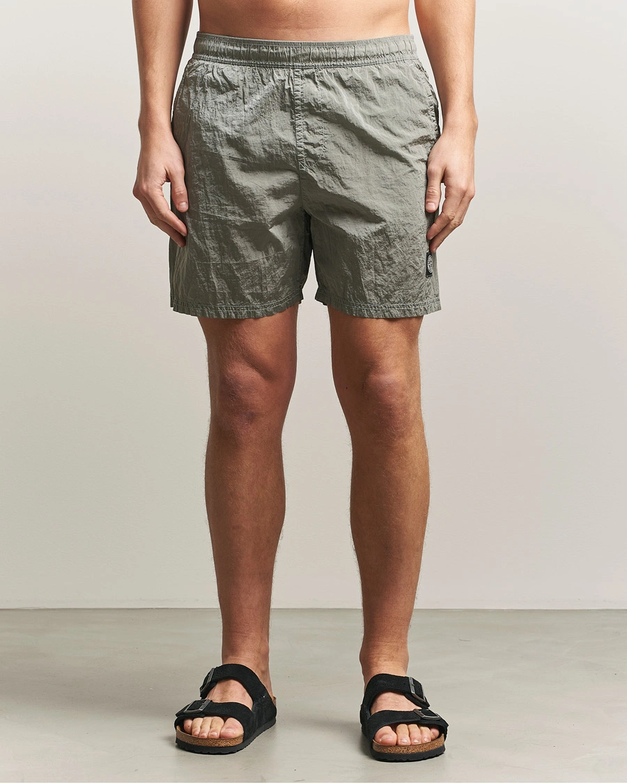 Heren | Zwembroek | Stone Island | Nylon Metal Econyl Swimshorts Pearl Grey