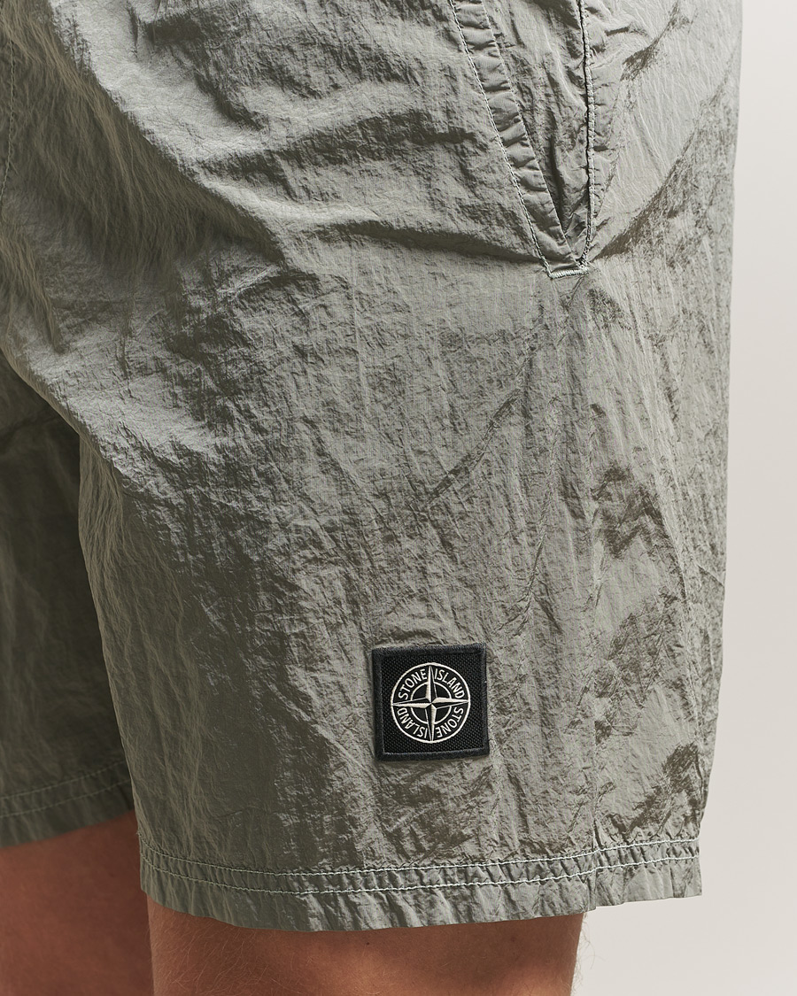 Heren | Zwembroek | Stone Island | Nylon Metal Econyl Swimshorts Pearl Grey