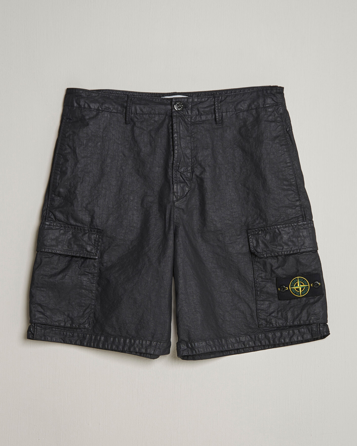Heren | Korte broek | Stone Island | Nylon Panama Cargo Shorts Black