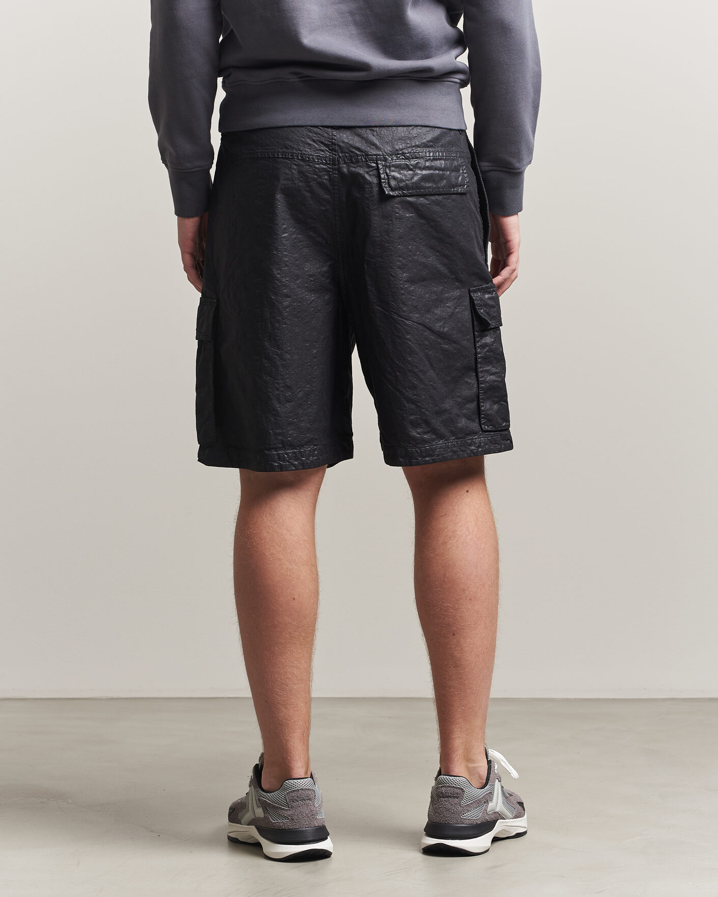 Heren | Korte broek | Stone Island | Nylon Panama Cargo Shorts Black