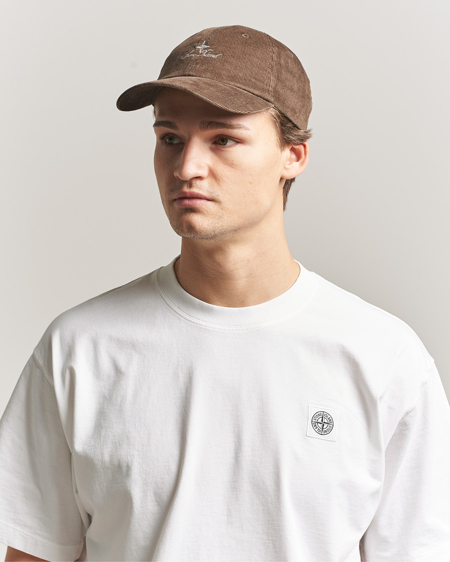 Heren | Hoeden en petten | Stone Island | Micro Cord Cotton Cap Umber