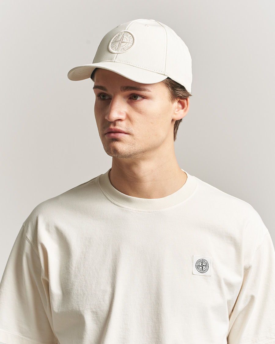 Heren | Hoeden en petten | Stone Island | Classic Cotton Logo Cap Ivory