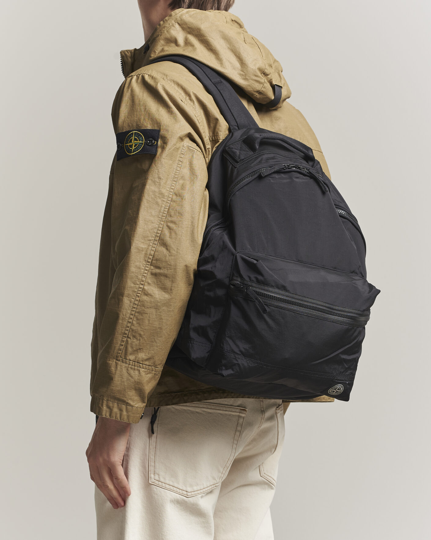 Heren | Tassen | Stone Island | Nylon Metal Backpack Black