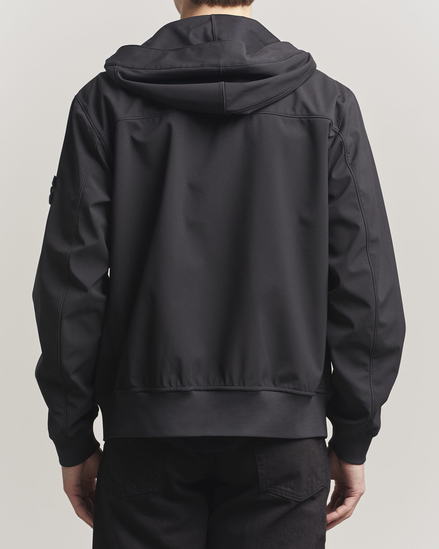 Heren | Jassen | Stone Island | Soft Shell Hooded Jacket Black