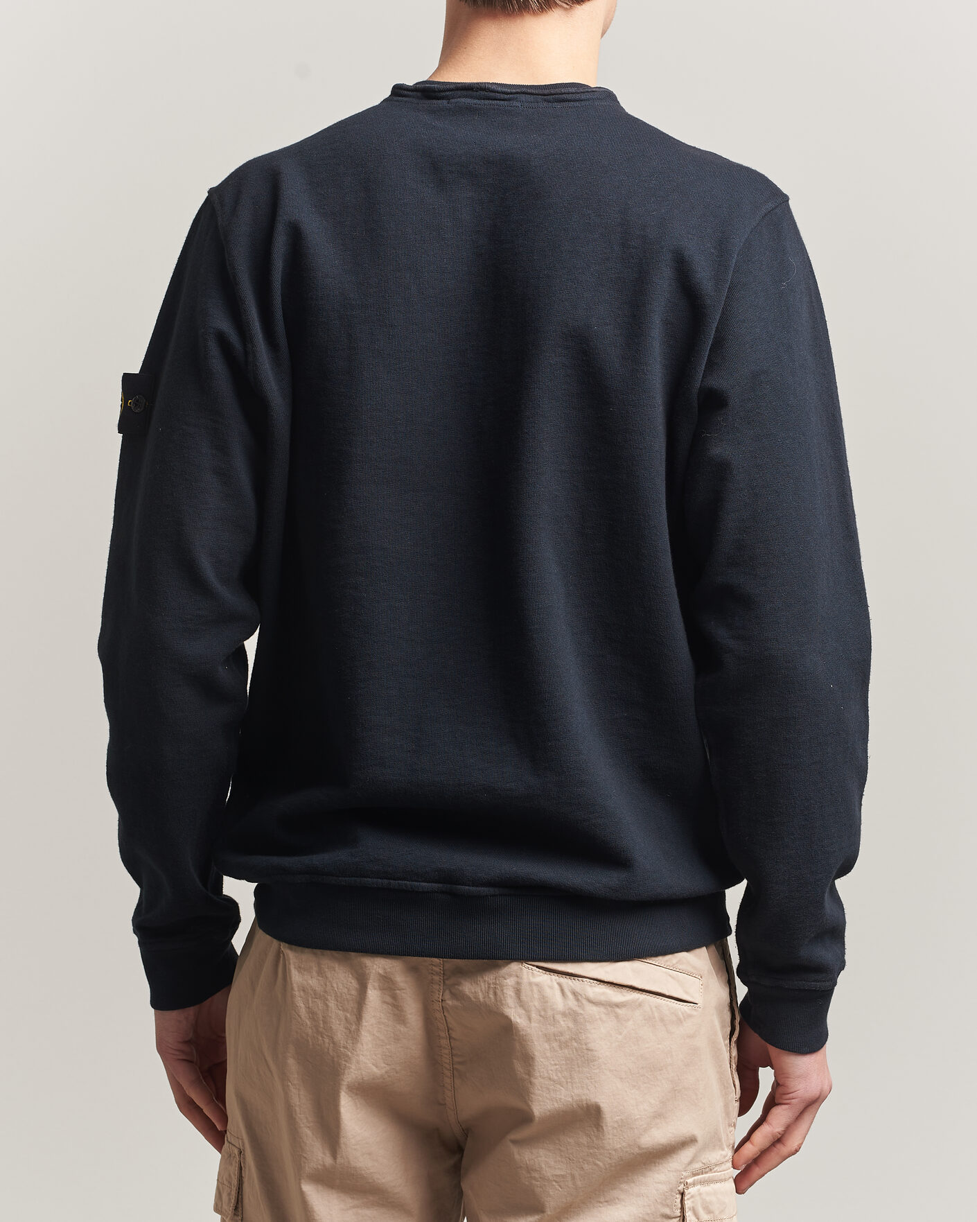 Heren | Truien | Stone Island | Old Dyed Cotton Sweatshirt Navy