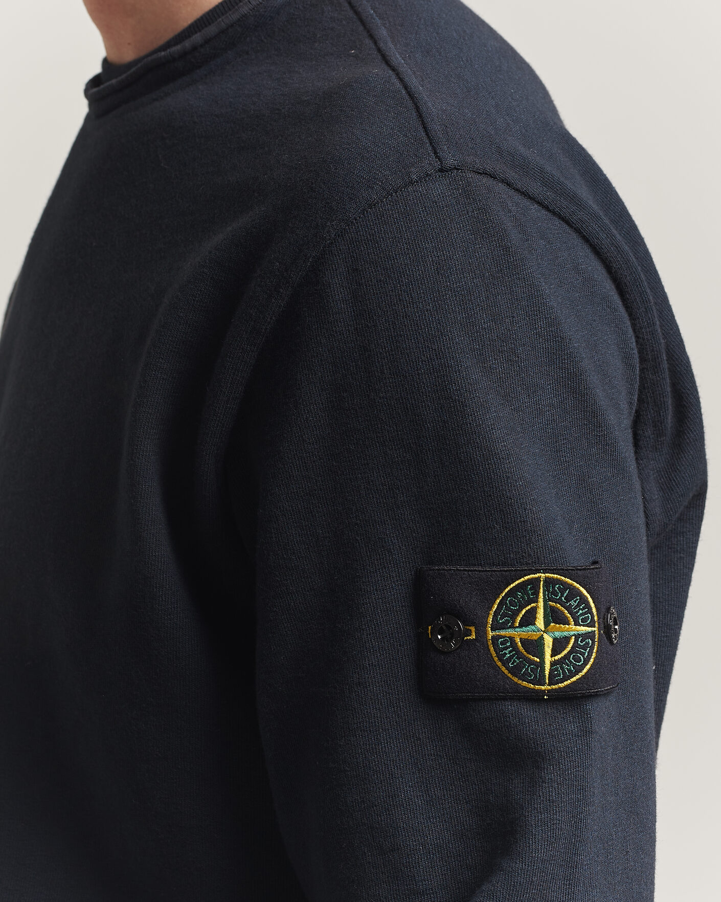 Heren | Truien | Stone Island | Old Dyed Cotton Sweatshirt Navy