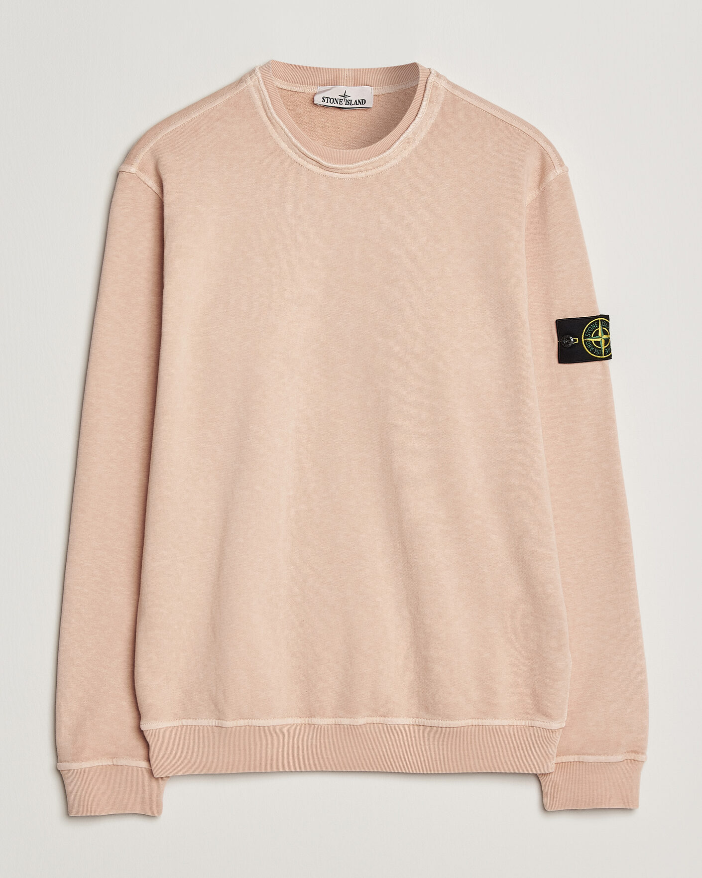 Heren | Truien | Stone Island | Old Dyed Cotton Sweatshirt Plaster Pink
