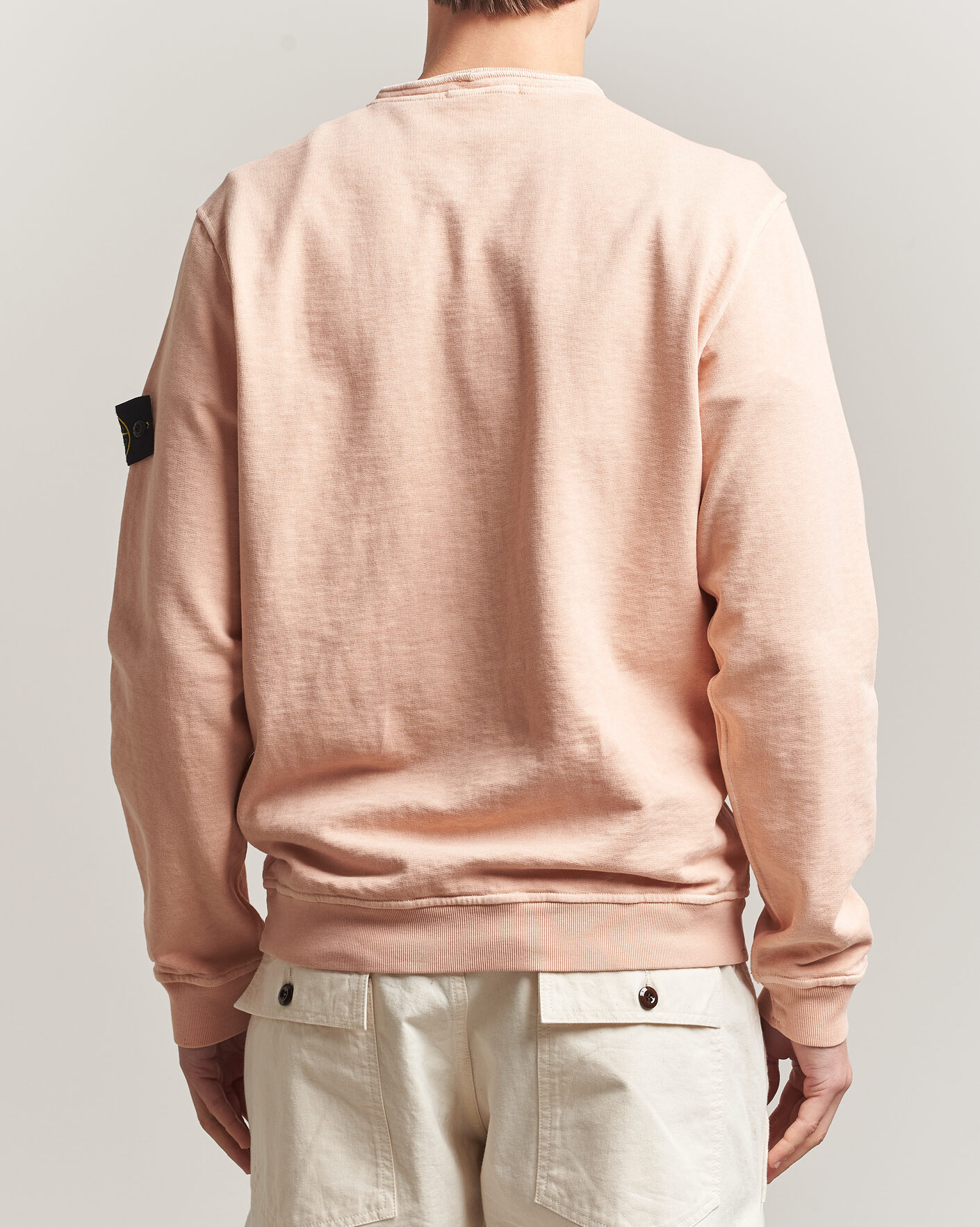 Heren | Truien | Stone Island | Old Dyed Cotton Sweatshirt Plaster Pink