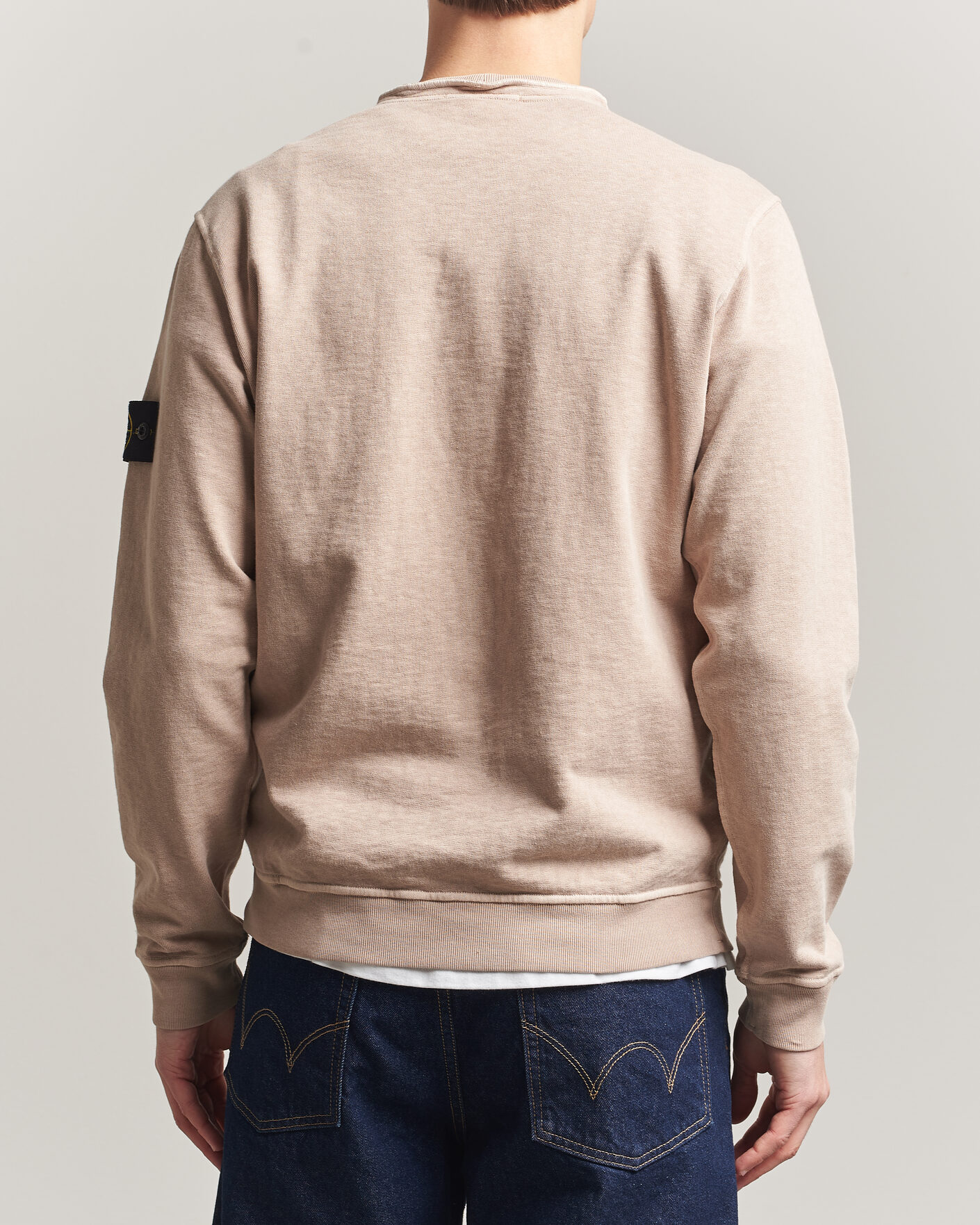 Heren | Truien | Stone Island | Old Dyed Cotton Sweatshirt Desert