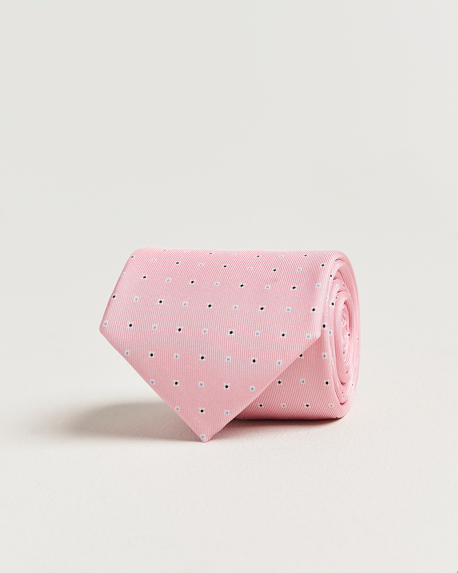 Heren | Stropdassen | E. Marinella | 3-Fold Printed Silk Tie Pink